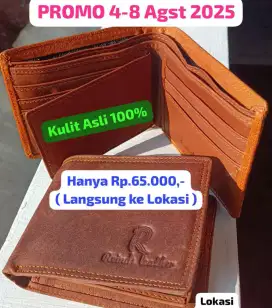 PROMO DOMPET KULIT SAPI ASLI