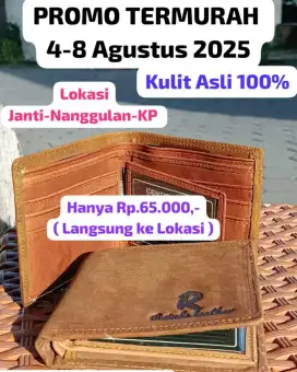 Dompet Kulit Sapi Asli ( PROMO )