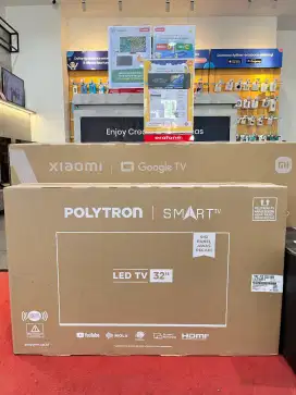 Ready Polytron SmartTv 32inch promo cashback Cash/Kredit Tentunya bisa