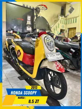 HONDA SCOOPY 2013 PLAT B GERCEP MASZEHH HIKMAH MOTOR KEPUH MALANG