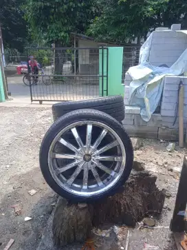 Jual velg merk GTR Sport R20 satu paket murah