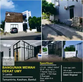 DIJUAL BANGUNAN RUMAH/KANTOR LOKASI STRATEGIS MURAH YOGYAKARTA