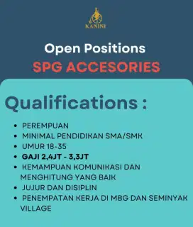 SPG AKSESORIS IMITASI
