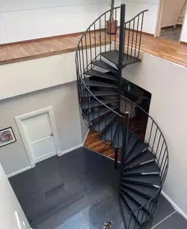 Tangga putar besi modren