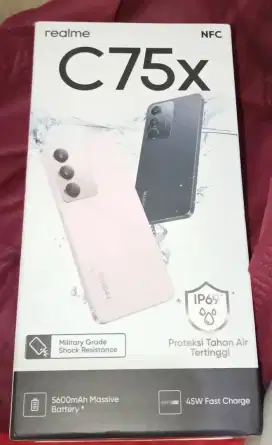REALME C75x- 6/128GB - MASIH BERGARANSI kurang lebih 11 bulan