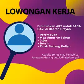 Loker ART Jaga Bayi