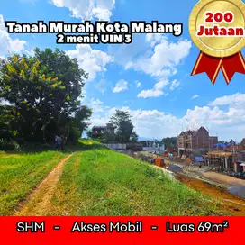 Tanah Murah 2 Menit Kampus UIN 3 Kota Malang