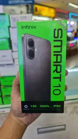 Infinix Smart 10 ram 4+4/64gb grs Resmi
