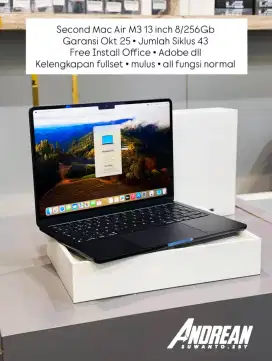 Macbook air m3 second
