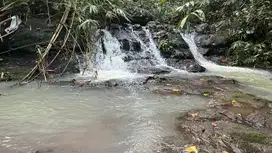 Di jual tanah dengan pemadangan sawah dan los sungai di tabanan bali