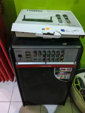 Speaker roadmaster + mic wireless sistem