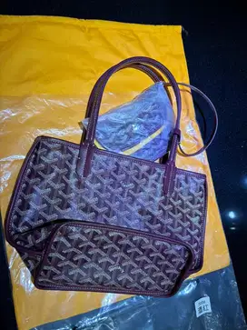 Totebag goyrd mini small maroon like new