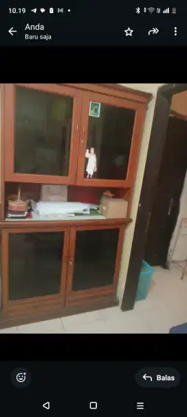 LEMARI JATI TEBAL KUAT