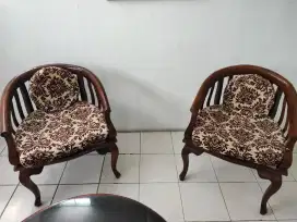 Kursi ruang tamu kayu vintage 1991