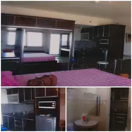 Apartemen Park view Margonda studio lantai 19 furnish depok jawa barat