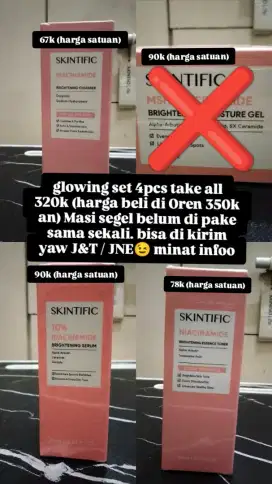 SKINTIFIC GLOWING SET