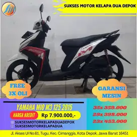 YAMAHA MIO M3 125 2015 CASH/KREDIT ANGSURAN PALING MURAH