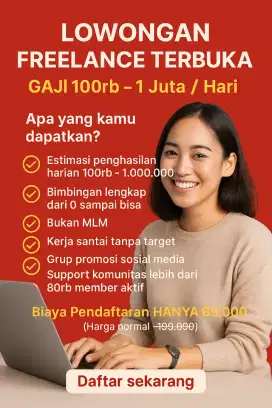 Lowongan kerja freelance