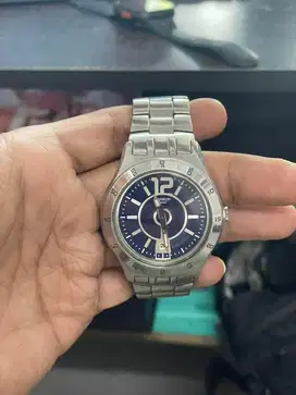 Swatch irony swiss in a blue mode