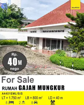 DIJUAL RUMAH DI GAJAH MUNGKUR A4401
