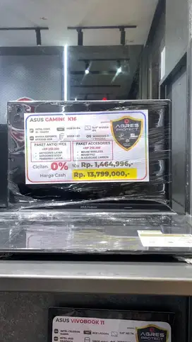 SEGAMPANG ITU BAWA PULANG LAPTOP ASUS GAMING CUKUP PAKAI KTP SAJAA