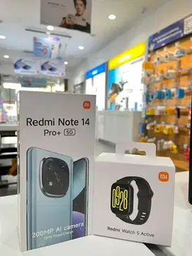 Promo Redmi Note 14 Pro+ 5G Free Redmi Watch 5 Active