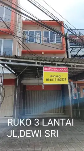 Disewakan ruko area Dewi Sri