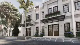 Eksklusif Town House Design Kolonial Strategis Asri
