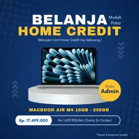MACBOOK AIR M4 16GB/256GB DISKON HARGA 500RIBU