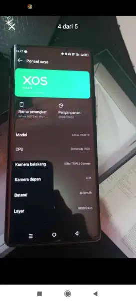 Infinix note 40pro plus 5g