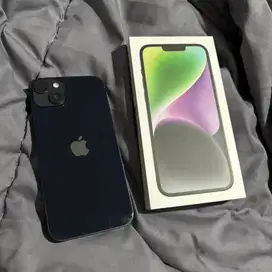 Iphone 14 plus IBOX 128gb hitam like new