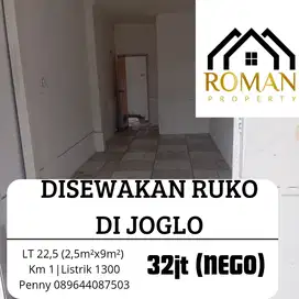 DISEWAKAN RUKO DI PINGGIR JALAN JOGLO BS UTK USAHA