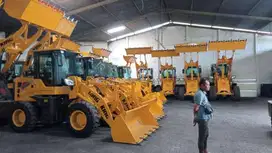 Wheel Loader China Tangguh Sparepart Mudah Kapasitas 1 - 3 Kubik Ready