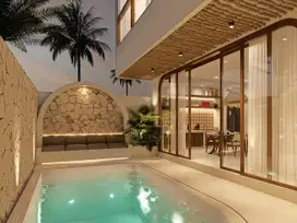 CONTEMPORARY VILLA WITH ROOFTOP RIVER VIEWS IN BATU BOLONG, CANGGU