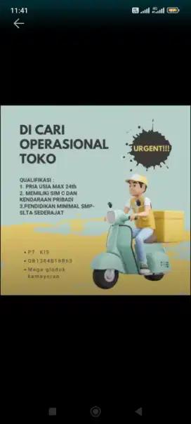 Lowongan Kurir toko