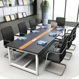 Meja Rapat 240x100x75 Cm Finishing HPL
