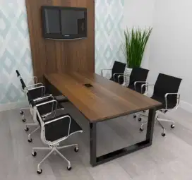 Meja Rapat Uk. 240x120x75 Cm Cm Bisa Custom Ukuran