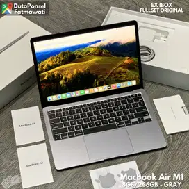 EX IBOX MACBOOK AIR M1 13’’ CHIP M1 8GB/256GB GRAY BH 91% FULLSET