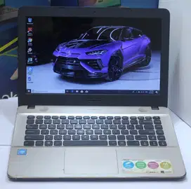 Jual Laptop ASUS X441N Celeron N3350 + RAM 4GB + SSD 128GB + HDD 500GB