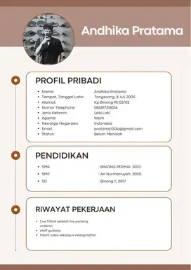 Cari freelance atau part time