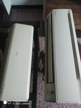 Dijual sepaket (2 unit AC) 1 unit AC Daikin 1 Pk dan 1 AC Midea 3/4 Pk