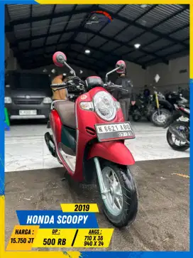 HONDA SCOOPY 2019 MANTAP POLL MASZEHH HIKMAH MOTOR KEPUH MALANG