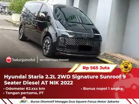 [ BERGARANSI ] Hyundai Staria 2.2L 2WD Signature 9 Seater AT 2022/2023