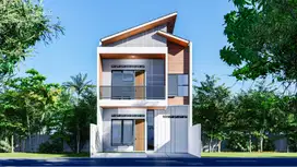 RUMAH DEKAT JALAN & STASIUN KRL DEPOK