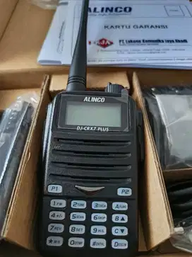 HT VHF/UHF Dual Band - Alinco DJ-CRX7 Plus - Garansi Ready makassar