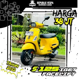 Jual cepat Piaggio Vespa s I GET 125 FaceLift 2022
