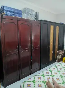 Dijual Lemari Pakaian Bekas Kayu Berkualitas