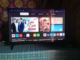 Jual tv led smat di gital 32 in. Merek coocoo. Msh fullset.