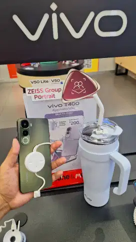 Promo Merdeka Terbatas PO VivoY400 Free Tumbler+Kuota 87GB+garansi 2th