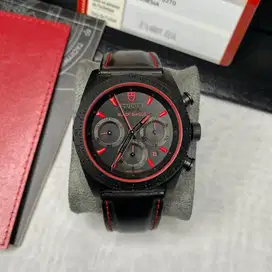 Jam tangan tudor black shield ceramic fullset